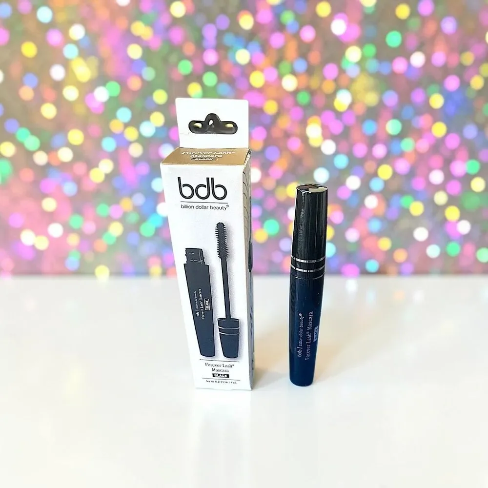 BILLION DOLLAR BROWS Forever  Lash Mascara in Black Brand New In Box 0.27 FLOZ